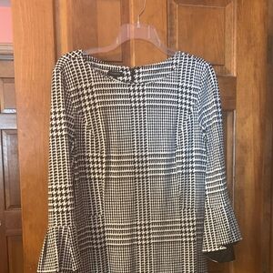 Talbots Monochrome Houndstooth Garment